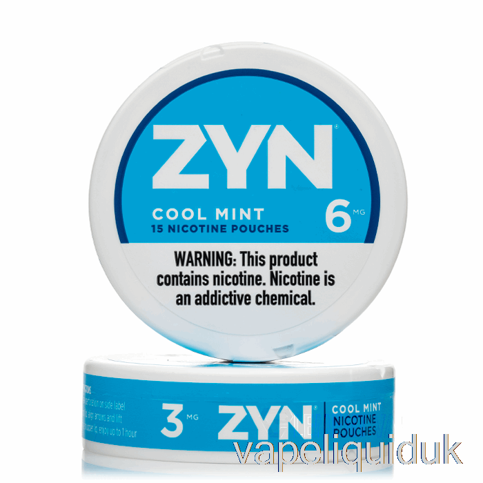 ZYN Nicotine Pouches - COOL MINT 3mg (5-PACK) Vape Liquid